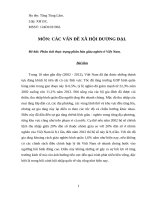 Phân tích thực trạng phân hóa giàu nghèo ở việt nam