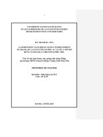 La dimension culturelle dans l’enseignement du francais langue étrangère au lycée à option hung vuong de la province phú thọ = yếu tố văn hoá trong việc giảng dạy tiếng pháp tại trường THPT chuyên hùng vương tỉnh phú thọ 