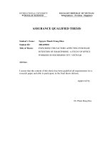 Exploring the factors affecting purchase intention of smartphone a study of office workers in ho chi minh city, vietnam