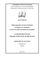 So sánh hành động mời trong tiếng pháp và tiếng việt qua các thiếp mời dự lễ 