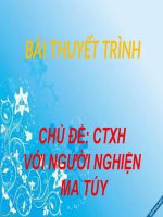 Công tác xã hội với người nghiện ma túy