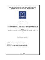 L’intégration des tic dans l’enseignment apprentissage de la grammaire aux étudiants de la faculté de médecine de hanoi = đưa công nghệ thông tin vào dạy học ngữ pháp cho sinh viên trường đại học y hà nội 