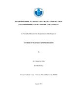 Determinants of dividend payout ratio evidence from listed companies on ho chi minh stock market