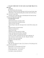 DẠY học THEO CHỦ đề   PHÁT HUY TƯDUY SÁNG tạo NGHỆTHUẬT của  HS 