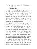 Tích hợp kiến thức liên môn để dạy bài 19 nhân dân việt nam kháng chiến chống pháp xâm lược (từ năm 1858 đến trước năm 1873)  