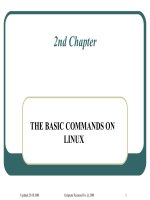 The Basic Commands On Linux