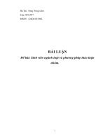Sinh viên ngành luật và phương pháp thảo luận nhóm