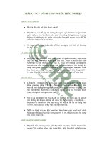 HRC mẫu CV cho người thất nghiệp