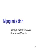 Tầng Máy Tính - Bài Giảng Mạng Máy Tính