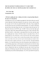 MỘT số GIẢI PHÁP về CHÍNH SÁCH đầu tư và PHÁT TRIỂN hệ THỐNG THƯ VIỆN các TRƯỜNG đại học VIỆT NAM HIỆN NAY