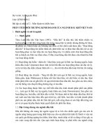 Phân tích ngành dầu khí việt nam