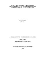 HLA g and KIR2DL4 alleles haplotypes and risk of pre eclampsia in a malay population
