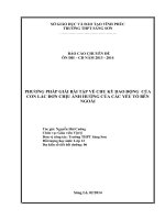 PHƯƠNG PHÁP GIẢI bài tập về CHU kỳ DAO ĐỘNG  của CON lắc đơn CHỊU ẢNH HƯỞNG của các yếu tố bên NGOÀI 