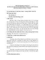 Địa lí dân cư – hướng dẫn ôn luyện phần địa lí dân cư lớp 12 bằng phương pháp sử dụng “sơ đồ”