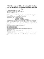 Việc biên soạn hệ thống đề hướng dẫn cho học sinh ôn thi đại học tác phẩm CHí phèo của nam cao 