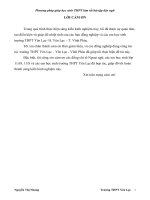 Phương pháp giúp học sinh THPT làm tốt bài tập đảo ngữ 