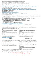 be going to và will