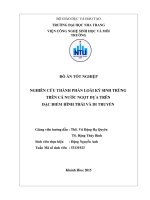 Nghiên cứu thành phần loài ký sinh trùng trên cá nước ngọt dựa trên đặc điểm hình thái và di truyền