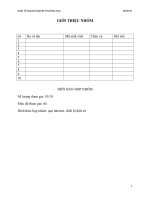 Điều tra năng suất lao động của nhân viên bán hàng tại chuỗi cửa hàng may 10