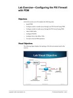 CCNA Lab Exercise - Configuring The PIX Firewall With PDM