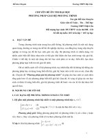 CHUYÊN đề ôn THI đại học PHƯƠNG PHÁP GIẢI hệ PHƯƠNG TRÌNH 