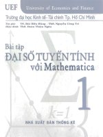 Bài tập đại số tuyến tính với mathematica