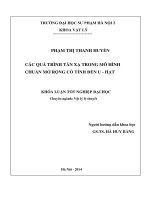Các quá trình tán xạ trong mô hình chuẩn mở rộng có tính đến u   hạt