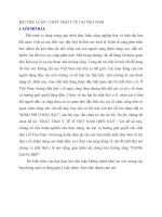 BÀI TIỂU LUẬN  CHẤT THẢI y tế tại VIỆT NAM