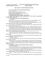 Chuyên đề môn lịch sử VIỆT NAM từ năm 1945 đến năm 1954 