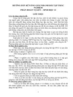 HƯỚNG dẫn kĩ NĂNG GIẢI NHANH bài tập TRẮC NGHIỆM PHẦN HOÁN vị GEN – SINH học 12 