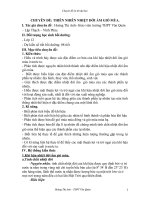 CHUYÊN đề THIÊN NHIÊN NHIỆT đới ẩm GIÓ mùa 