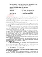 Tên chuyên đề   GIAO THOA SÓNG cơ học 