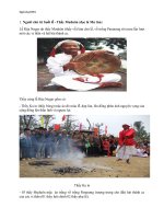 Cơ sở văn hóa việt nam   lễ hội RIJA NƯGAR   chủ trì, lễ vật