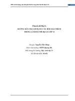 chuyên đề địa lí hướng dẫn trả lời dạng câu hỏi giải thích