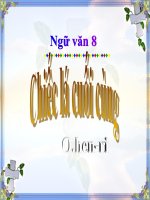 giáo án bài chiếc lá cuối cùng 