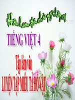 Bài giảng tiếng việt 4 tuần 15 bài tập làm văn   luyện tập miêu tả đồ vật 