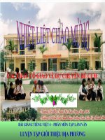 Bài giảng tiếng việt 4 tuần 16 bài tập làm văn   luyện tập giới thiệu địa phương 