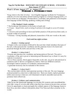 Giáo án anh 6 thí điểm