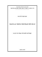 Mạch lạc trong thơ Phạm Tiến Duật