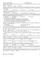 tổng hợp hóa học hữu cơ ôn thi đại học