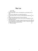 Tiểu luận quản trị nhân lực chuyên đề đào tạo, bồi dưỡng, học nghề, thử việc