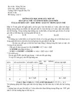 chuyên đề ôn thi môn sinh HƯỚNG dẫn học SINH GIẢI  một số bài tập cụ THÊ  về TÍNH số KIỂU GIAO PHỐI tỉ lệ  số KIỂU GEN – KIỂU HÌNH   GIAO tử TRONG QUẦN THỂ 