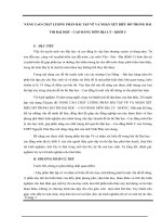 NÂNG CAO CHẤT LƯỢNG PHẦN bài tập vẽ và NHẬN xét BIỂU đồ TRONG bài THI đại học   CAO ĐẲNG môn địa lý   KHỐI c 