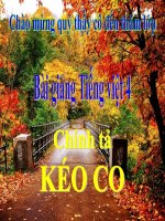 Bài giảng tiếng việt 4 tuần 16 bài chính tả   nghe   viết kéo co, phân biệt rdgl 