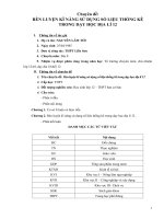 RÈN LUYỆN kĩ NĂNG sử DỤNG số LIỆU THỐNG kê TRONG dạy học địa lí 12 