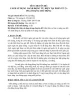 CÁCH sử DỤNG  DANH ĐỘNG từ, HIỆN tại PHÂN từ (v ING) ở DẠNG CHỦ ĐỘNG 