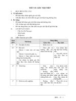 giáo án TIẾT 15 góc nội TIẾP 