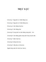 Bài tập hóa lý có lời giải và ngân hàng câu hỏi trắc nghiệm I