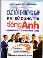 Các lỗi thường gặp khi sử dụng thì tiếng anh