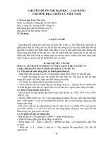 CHUYÊN đề ôn THI đại học – CAO ĐẲNG CHƯƠNG địa lí dân cư VIỆT NAM 